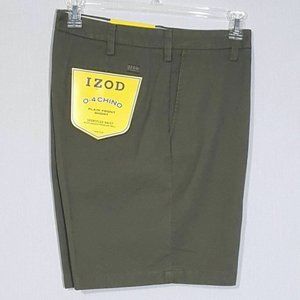IZOD Plain Front Micro-sanded Premium Twill Short